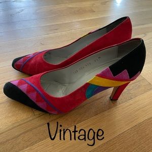 Vintage Delman Suede Pumps